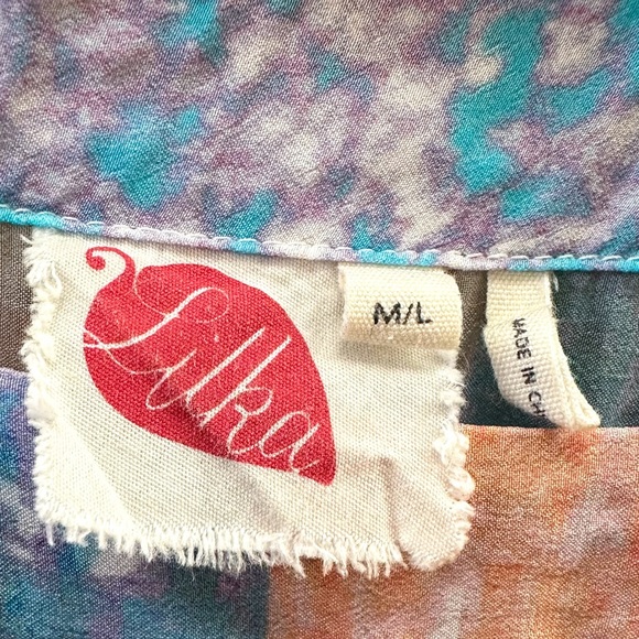 Anthropologie Annette pastel patchwork maxi midi dress, M/L. - Picture 6 of 7